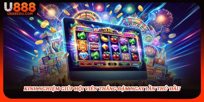 Kinh nghiệm giúp hội viên thắng đậm ngay lần thử đầu